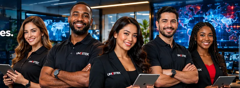 UMOSTEK enterprise technology team illustration